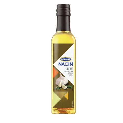 Suncokretovo ulje DIJAMANT sa ukusom belog luka 250ml