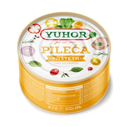 Pileća pašteta YUHOR limenka 150g