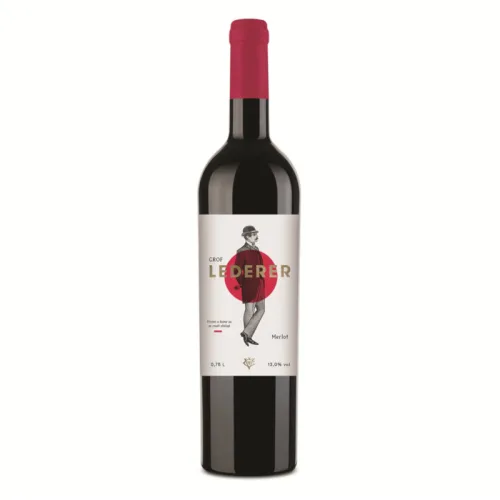 Vino crno MERLOT LEDERER ČOKA 0.75l