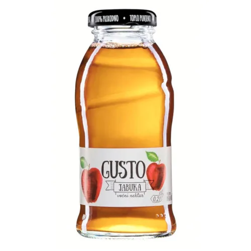 Negazirani sok GUSTO  jabuka 0,2l