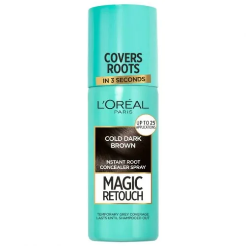 Sprej za privremeno prikriv.Izrastka L'OREAL PARIS MAGIC RETOUCH Cold dark brown
