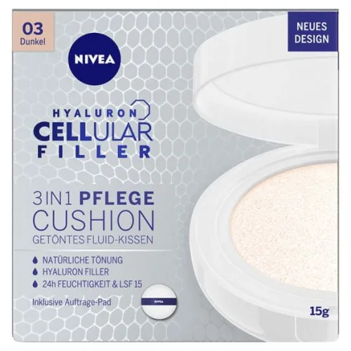Krema za negu lica NIVEA Cellular Filler Cushion 03 tamnija nijansa 15g