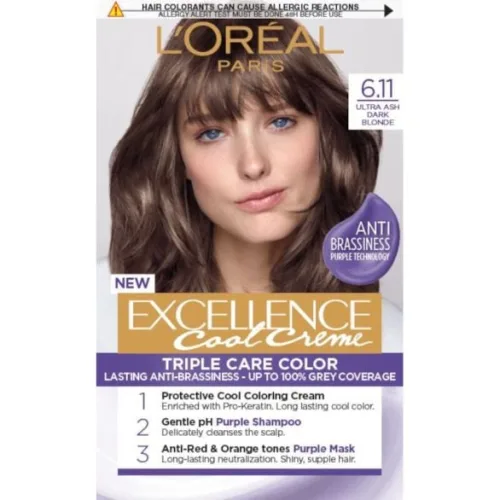 Farba za kosu L'oreal paris EXCELLENCE cool creme 6.11