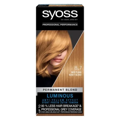 Farba za kosu SYOSS 8-7 Honey blond