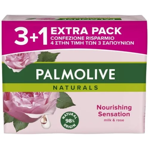Sapun PALMOLIVE Milk&Rose 90g 3+1 gratis