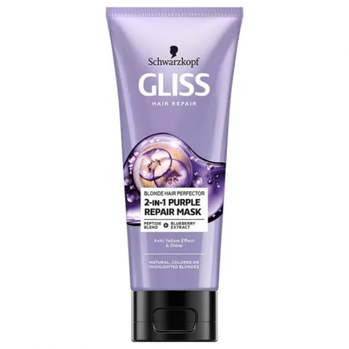 Pakovanje za kosu GLISS Blond perfector tretman u tubi 200ml