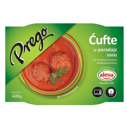 Gotova jela NEOPLANTA Prego ćufte u paradajz sosu 400g