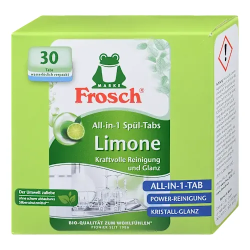 Tablete FROSCH green lemon 30kom