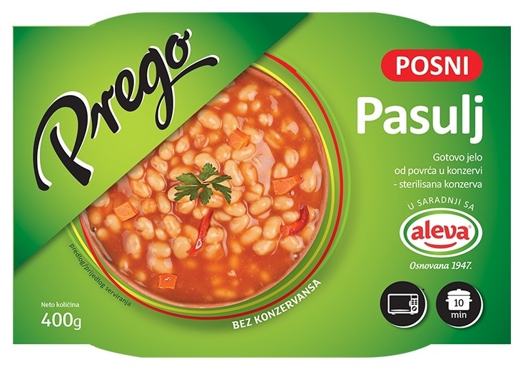 Gotova jela NEOPLANTA Prego posni pasulj 400g