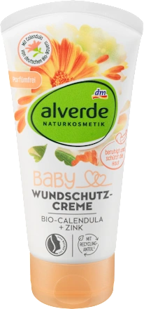 Krema ALVERDE Baby protiv crvenila organski neven + cink 75ml