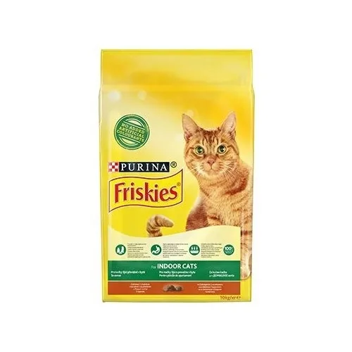 Hrana za mačke FRISKIES Indoor piletina i povrće 10kg