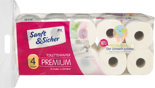 Toalet papir SANFT&SICHER premium 4sloja 20kom