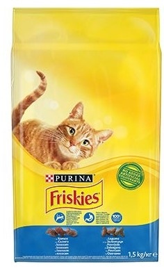 Hrana za mačke FRISKIES Sterilized losos i povrće 1,5kg