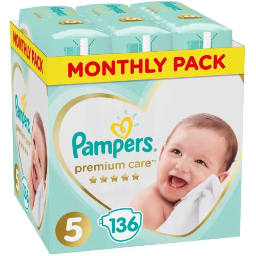 Pelene za bebe PAMPERS  Premium care 5 136kom