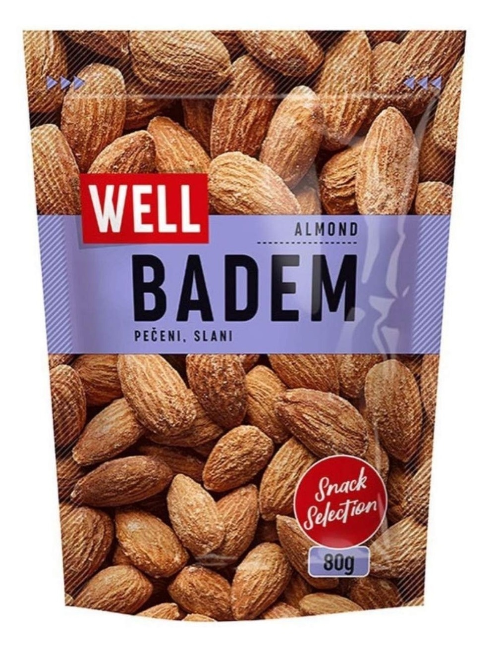 Badem WELL pečeni slani 80g