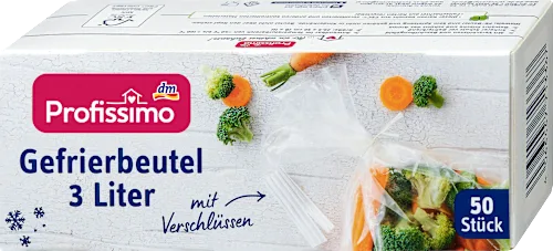 Kese za zamrzivač PROFISSIMO 3l 50kom