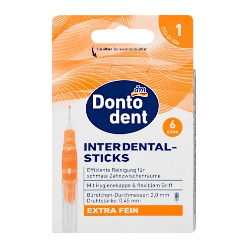 Četkica za zube DONTODENT ISO 1 interdentalne četkice 6kom
