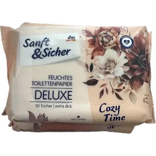 Toalet papir SANFT&SICHER vlažni cozy time 2x50kom