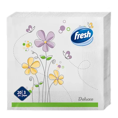 Salvete FRESH Deluxe cveće 3sloja 20kom