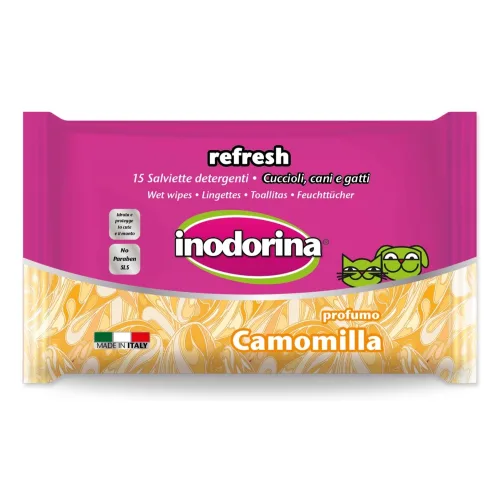 INODORINA Chamomile vlažne maramice za pse 15kom