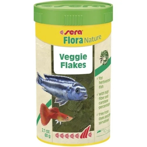 SERA Flora nature veggie hrana za ribice biljojede 100ml