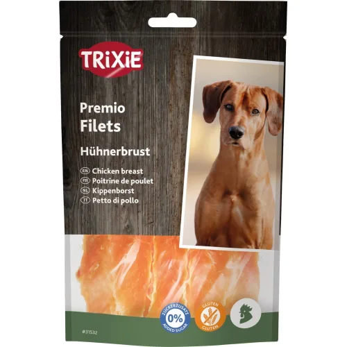 Poslastice za pse TRIXIE Premio pileći filet za pse 100g
