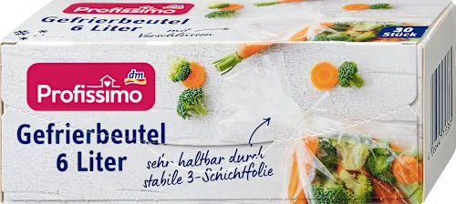 Kese za zamrzivač PROFISSIMO 6l 30kom