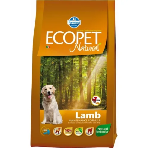 Hrana za pse ECOPET Natural  jagnjetina 12kg