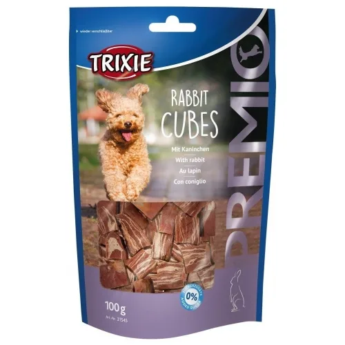 Poslastice za pse TRIXIE Premio kockice sa zečetinom za pse 100g