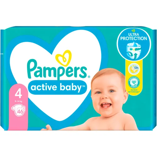 Pelene za bebe PAMPERS  active baby 4 46kom