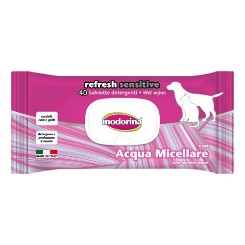 INODORINA Sensitive aqua water vlažne maramice 40kom