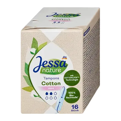 Tamponi JESSA Nature cotton mini 16kom
