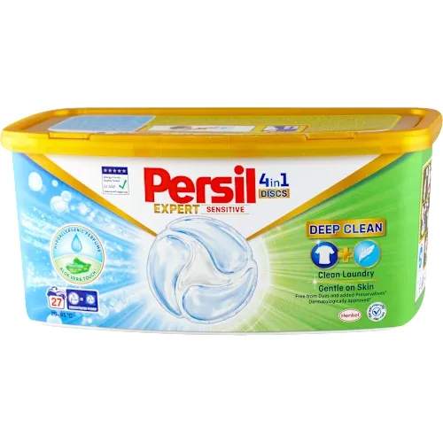 Tablete za pranje veša PERSIL discs sensitive 4in1 27kom