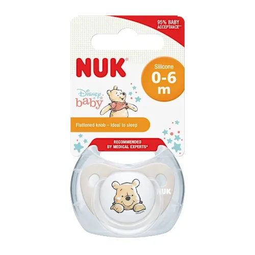 NUK varalica Winnie the Pooh (0-6m) bela
