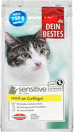 Hrana za mačke DEIN BESTES Sensitive živina 750g