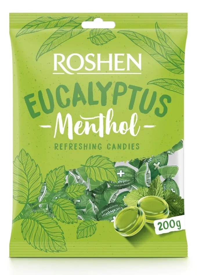 Bombone ROSHEN eukaliptus i menta 200g