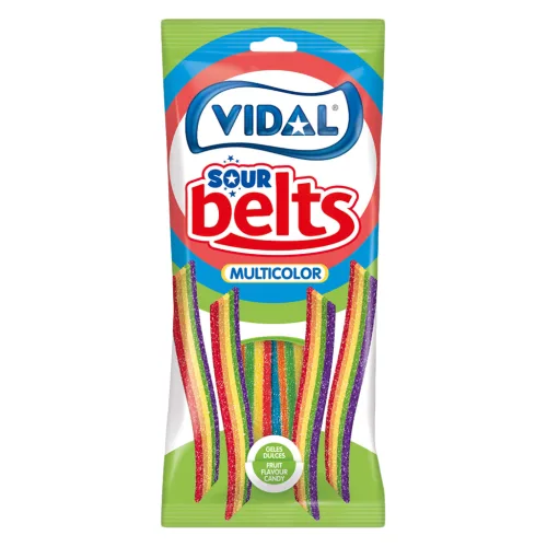 Gumene bombone VIDAL rainbow belt 90g