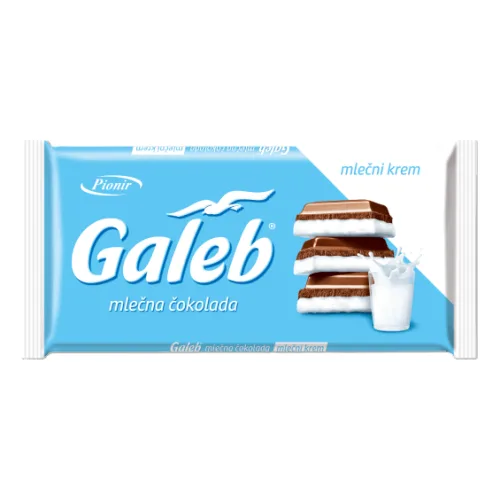 Čokolada  GALEB sa mlečnim filom 100g