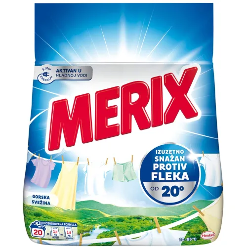 Deterdžent za pranje veša MERIX gorska svežina 20 pranja (1,5kg)