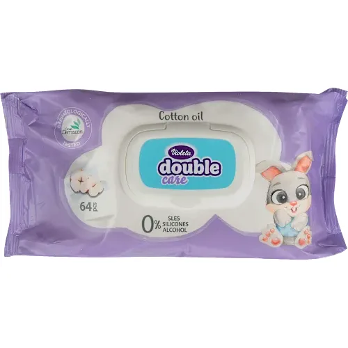Vlažne maramice VIOLETA sensitive care 64kom