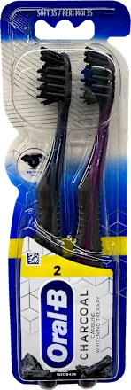 Četkica za zube ORAL B Chacoal whitening therapy soft  1+1kom