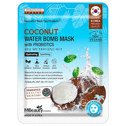 Maska za lice MBEAUTY sheet sa kokosovom vodom 22ml