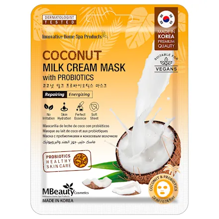 Maska za lice MBEAUTY coconut milk cream 22ml
