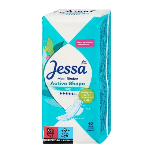 Higijenski ulošci JESSA Active shape maxi  dugi 12kom