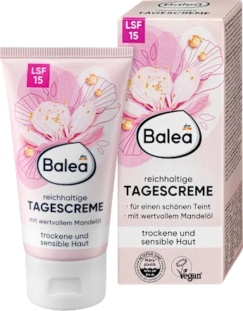 Krema za negu lica BALEA dnevna za suvu kožu sa bademovim uljem SPF15 50ml