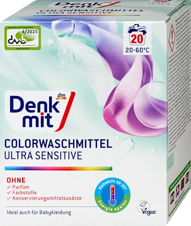 Deterdžent za pranje veša DENKMIT Ultra sensitive  20 pranja (1,35kg)