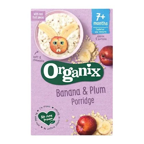 Kašica ORGANIX organska banana i šljiva 200g