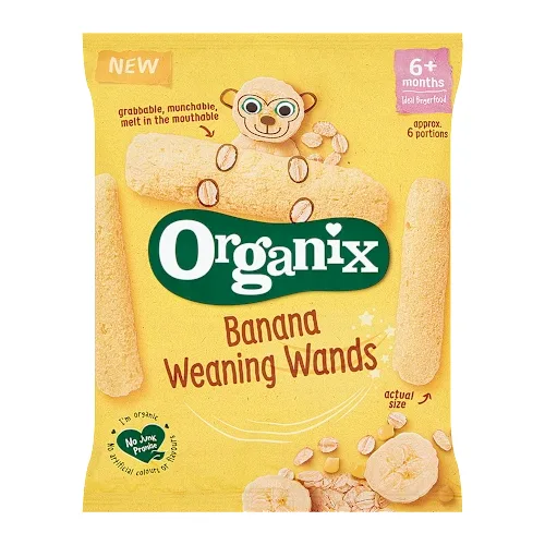 Dečija hrana ORGANIX banana flips 6m+ 25g