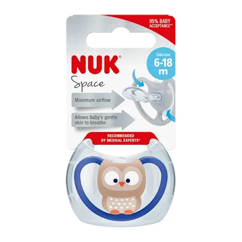 Varalica NUK silikonska Space 6-18 m