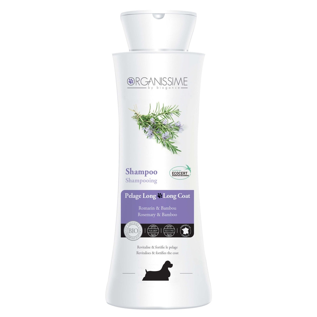 Šampon za pse ORGANISSIME EcoCert long coat 250ml